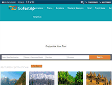 Tablet Screenshot of gofartrip.com